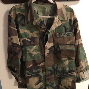 Army camoflouge field jacket